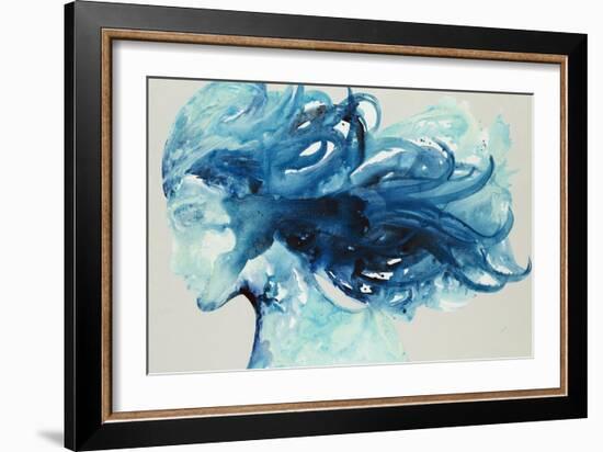 Blue Wave-Kari Taylor-Framed Giclee Print