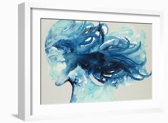 Blue Wave-Kari Taylor-Framed Giclee Print