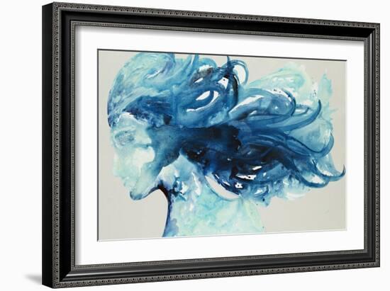 Blue Wave-Kari Taylor-Framed Giclee Print