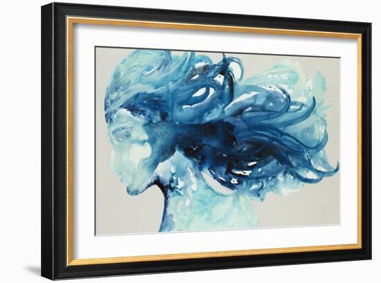 Blue Wave-Kari Taylor-Framed Giclee Print