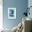 Blue Waves I-Lanie Loreth-Framed Art Print displayed on a wall