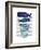 Blue Whale Family-Fab Funky-Framed Art Print