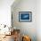 Blue Whale-MIRO3D-Framed Art Print displayed on a wall