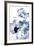 Blue & White Asian Garden I-Vision Studio-Framed Art Print