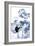 Blue & White Asian Garden I-Vision Studio-Framed Art Print