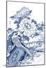 Blue & White Asian Garden II-Vision Studio-Mounted Art Print