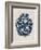 Blue & White Ginger Jar on Linen II-Vision Studio-Framed Art Print