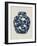 Blue & White Ginger Jar on Linen II-Vision Studio-Framed Art Print