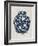 Blue & White Ginger Jar on Linen II-Vision Studio-Framed Art Print