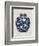 Blue & White Ginger Jar on Linen II-Vision Studio-Framed Premium Giclee Print