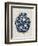 Blue & White Ginger Jar on Linen II-Vision Studio-Framed Premium Giclee Print