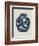 Blue & White Ginger Jar on Linen II-Vision Studio-Framed Premium Giclee Print