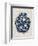 Blue & White Ginger Jar on Linen II-Vision Studio-Framed Premium Giclee Print