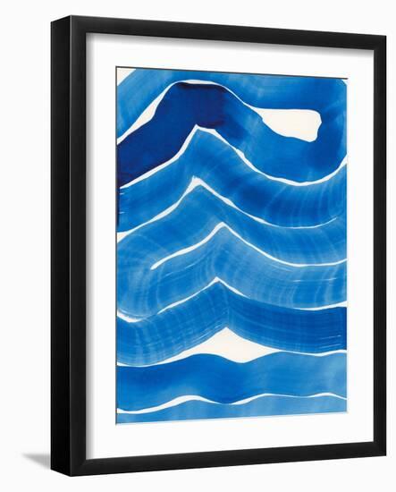 Blue Wiggles I-Jodi Fuchs-Framed Art Print