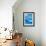 Blue Wiggles II-Jodi Fuchs-Framed Art Print displayed on a wall