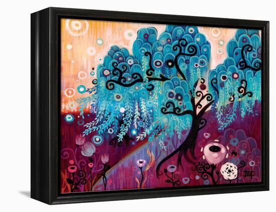 Blue Willow-Natasha Wescoat-Framed Premier Image Canvas