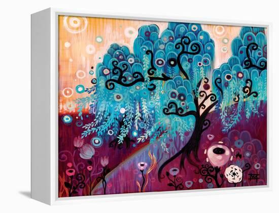 Blue Willow-Natasha Wescoat-Framed Premier Image Canvas