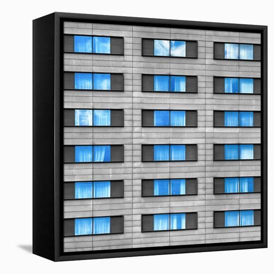 Blue Windows-Adrian Campfield-Framed Premier Image Canvas