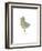 Blue Winged Bird-John W^ Golden-Framed Art Print