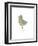 Blue Winged Bird-John W^ Golden-Framed Art Print