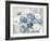 Blue Winter Florals-Asia Jensen-Framed Art Print