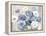 Blue Winter Florals-Asia Jensen-Framed Stretched Canvas