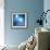 Blue Winter Sunshine in Mosaic Glass Window-art_of_sun-Framed Premium Giclee Print displayed on a wall