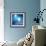 Blue Winter Sunshine in Mosaic Glass Window-art_of_sun-Framed Premium Giclee Print displayed on a wall