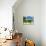 Blue with Green Horizon I-Chamira Young-Art Print displayed on a wall