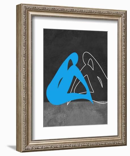 Blue Woman-Felix Podgurski-Framed Art Print