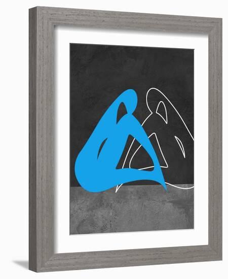 Blue Woman-Felix Podgurski-Framed Art Print