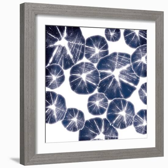 Blue Wood Pile-Jace Grey-Framed Art Print