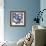 Blue Wood Pile-Jace Grey-Framed Art Print displayed on a wall