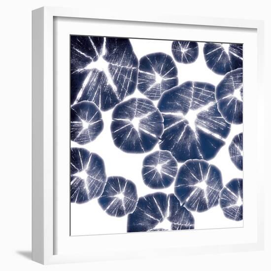 Blue Wood Pile-Jace Grey-Framed Art Print