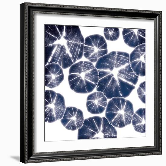 Blue Wood Pile-Jace Grey-Framed Art Print