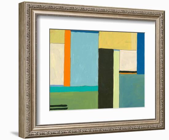 Blue Works-Jan Weiss-Framed Art Print