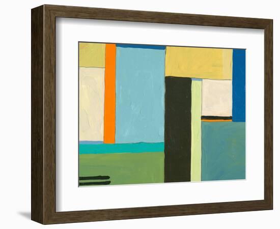 Blue Works-Jan Weiss-Framed Art Print