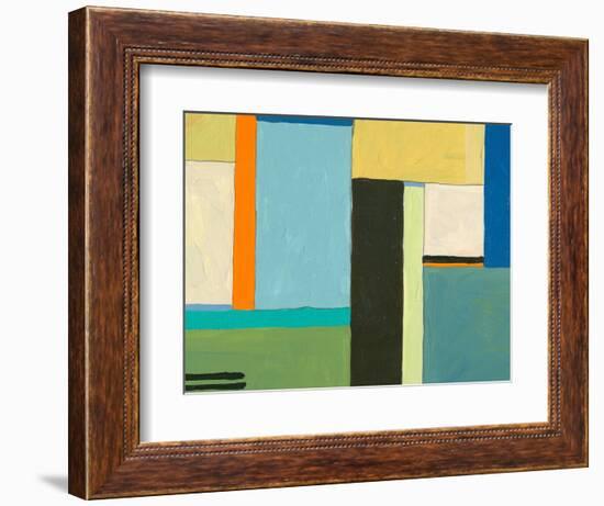 Blue Works-Jan Weiss-Framed Art Print