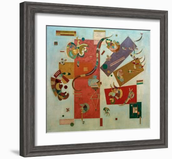 Blue World, 1934-Wassily Kandinsky-Framed Giclee Print