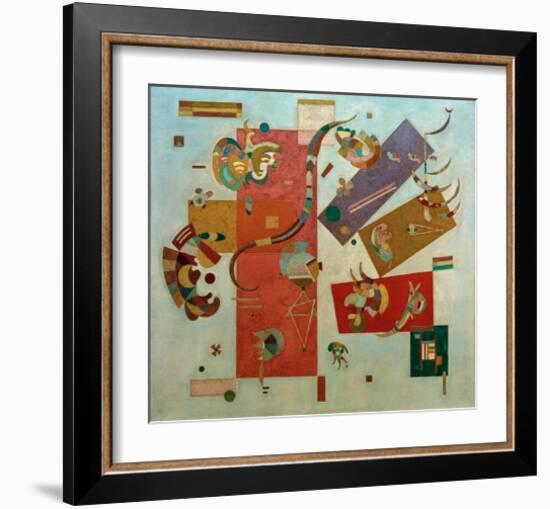 Blue World, 1934-Wassily Kandinsky-Framed Giclee Print