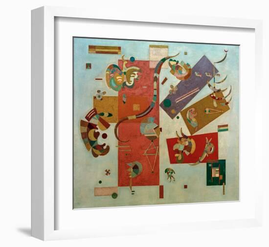 Blue World, 1934-Wassily Kandinsky-Framed Giclee Print