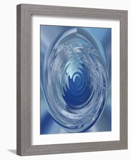 blue wrap-Kenny Primmer-Framed Art Print