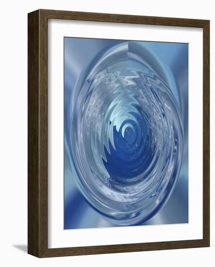 blue wrap-Kenny Primmer-Framed Art Print