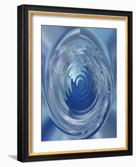 blue wrap-Kenny Primmer-Framed Art Print