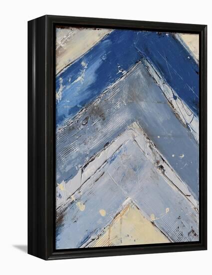 Blue Zag I-Erin Ashley-Framed Stretched Canvas
