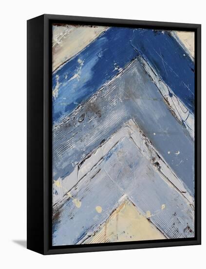 Blue Zag I-Erin Ashley-Framed Stretched Canvas