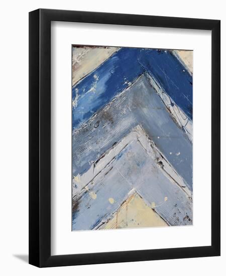 Blue Zag I-Erin Ashley-Framed Premium Giclee Print