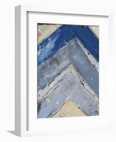 Blue Zag I-Erin Ashley-Framed Premium Giclee Print