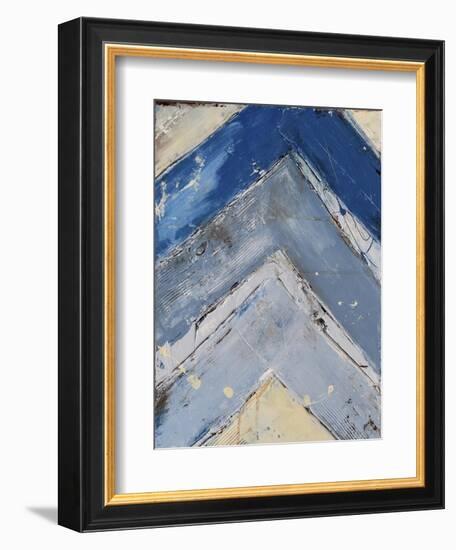 Blue Zag I-Erin Ashley-Framed Premium Giclee Print