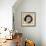 Blue Zen Circle on Gold I-Ellie Roberts-Framed Art Print displayed on a wall